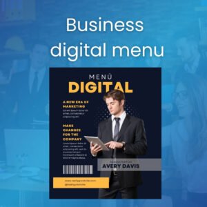 Business digital menu